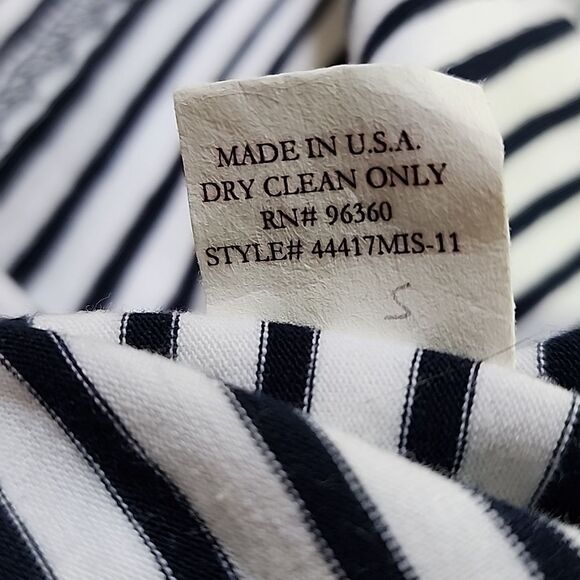 Chaiken Long Sleeve Dipped Cotton Shift Dress Small - Picture 7 of 7